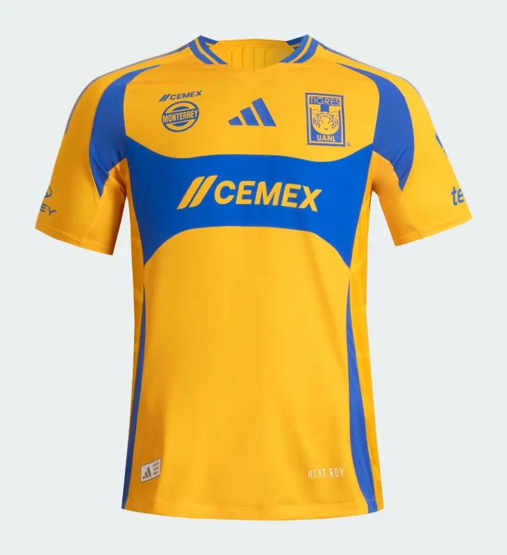 NBA jerseys with player numbers -TIGRES UANL HOME PLAYER JERSEY 24/25