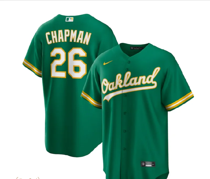 Best NBA jerseys for fans -OAKLAND ATHLETICS LIGHT GREEN ALTERNATE REPLICA JERSEY