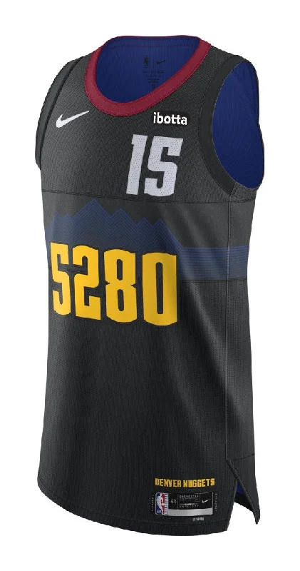 Authentic NBA jerseys with player number -DENVER NUGGETS CITY JERSEY 23/24