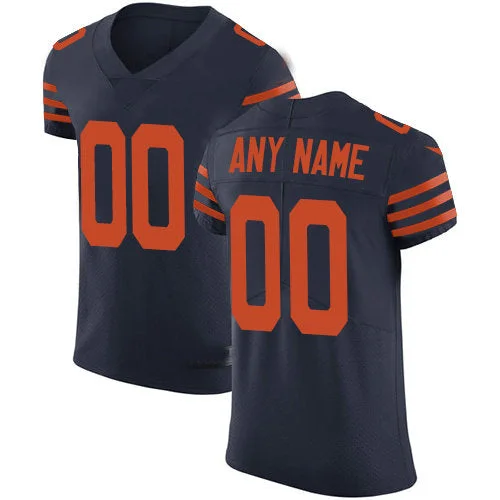 NBA jerseys with breathable fabrics for athletes -Custom C.Bears Navy Blue Alternate Vapor Untouchable Custom Elite Jersey Stitched Jersey Football Jerseys