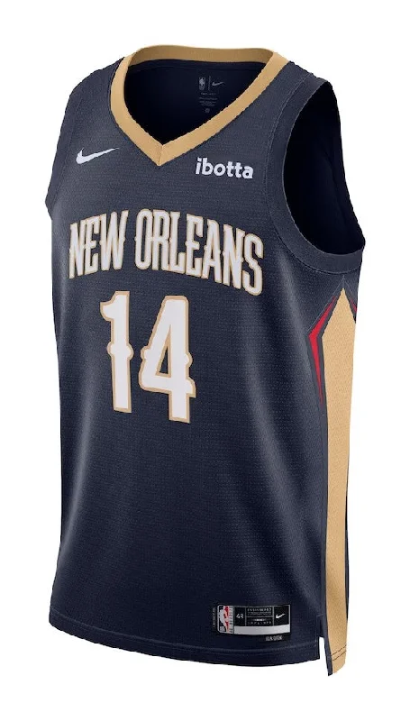 NBA jerseys for basketball enthusiasts -NEW ORLEANS PELICANS ICON JERSEY 23/24