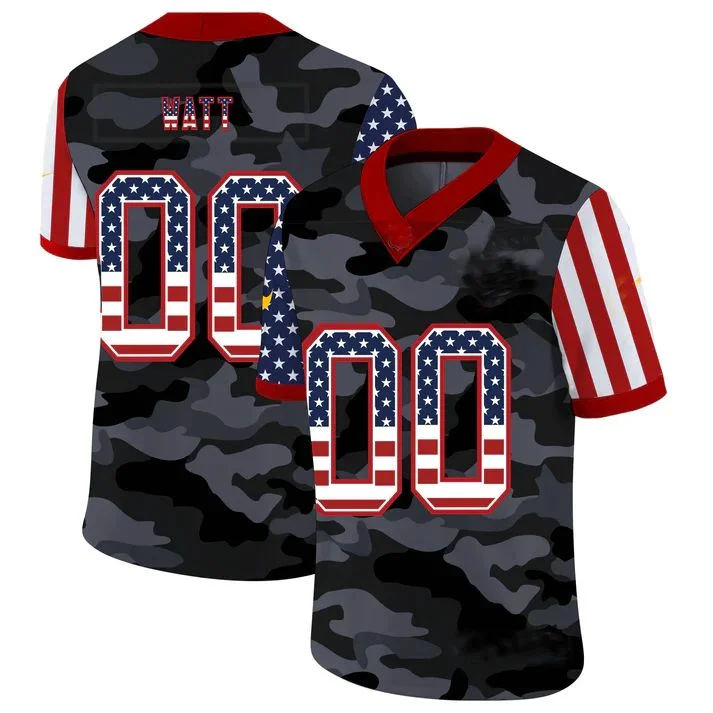 Retro NBA jerseys with old-school designs -Custom D.Broncos American Team 32 and Number and Name 2020 Camo Salute to Service Limited Jersey Stitched Jersey  American Football Jerseys