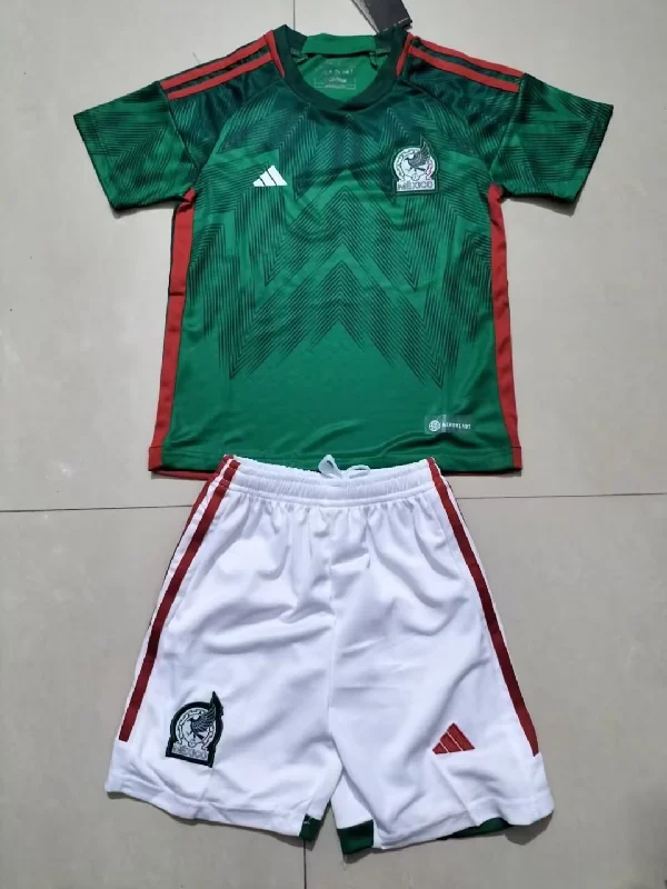 NBA jerseys with official design patterns -MEXICO HOME KIDS JERSEY 2022