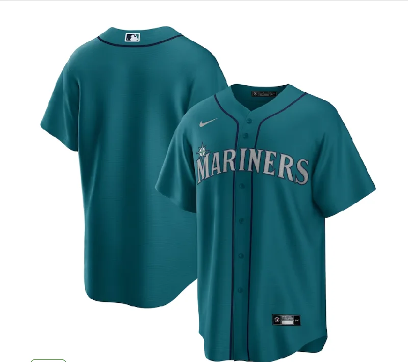 NBA jerseys with vintage style -SEATTLE MARINERS TEAL ALTERNATE REPLICA JERSEY