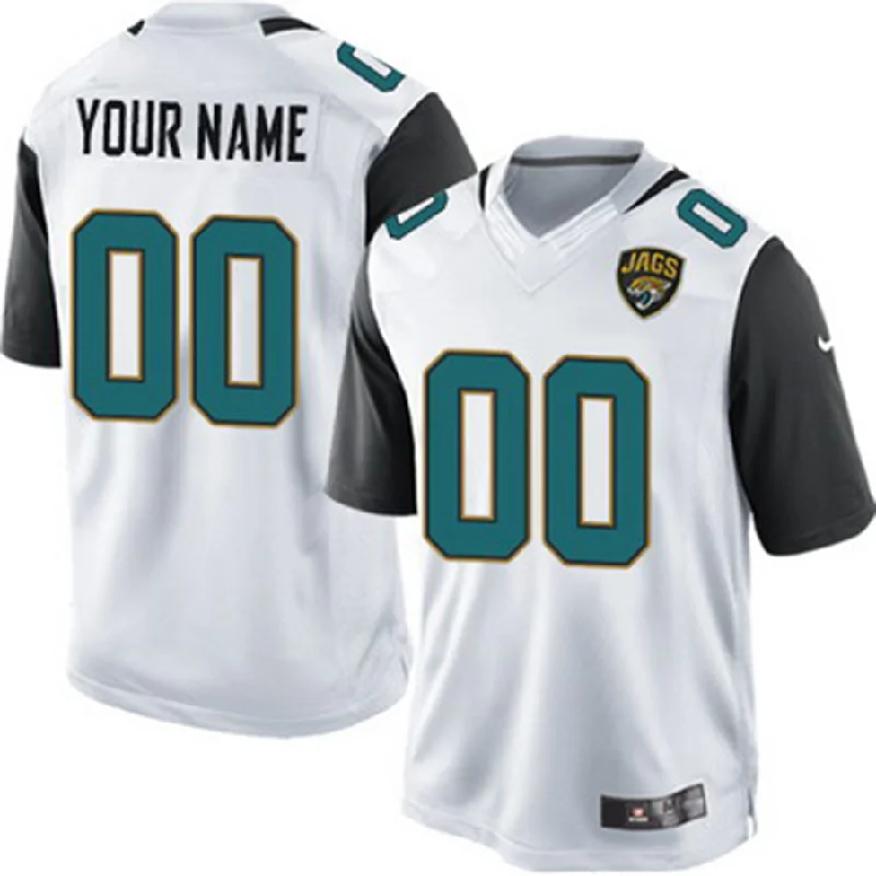 NBA team jerseys with player names -Custom J.Jaguars 2013 White Limited Jersey Stitched American Football Jerseys