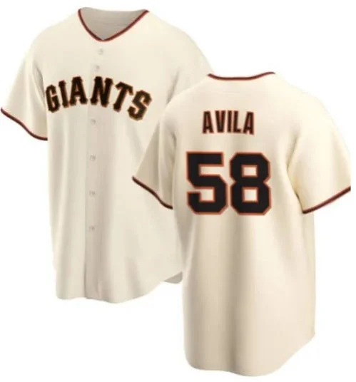 NBA All-Star game jerseys -San Francisco Giants #58 Nick Avila Cream Cool Base Stitched Baseball Jersey