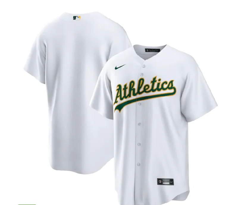 NBA throwback jerseys -OAKLAND ATHLETICS HOME REPLICA JERSEY