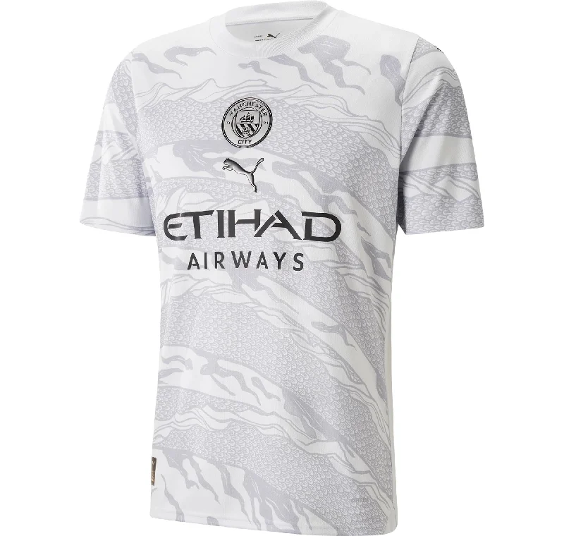 NBA playoff jerseys -MANCHESTER CITY PLAYER DRAGON JERSEY 23/24