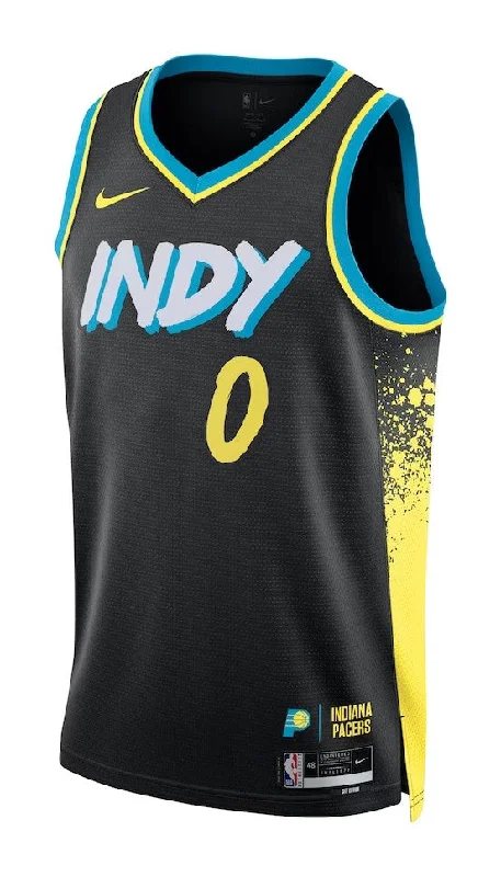 Buy NBA jerseys with custom names -INDIANA PACERS CITY JERSEY 23/24