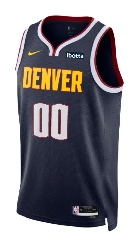 NBA jerseys with unique prints -DENVER NUGGETS ICON JERSEY 23/24