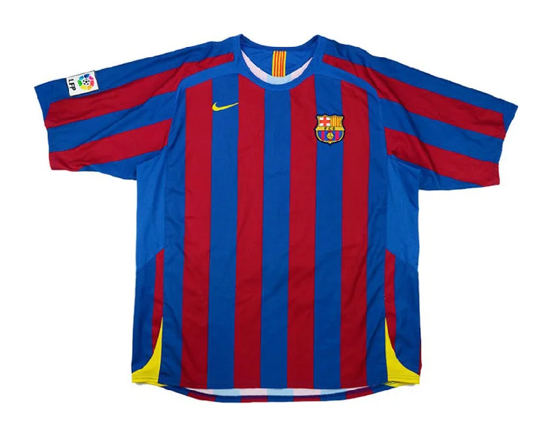 NBA player jerseys with official prints -BARCELONA HOME RETRO JERSEY 05/06