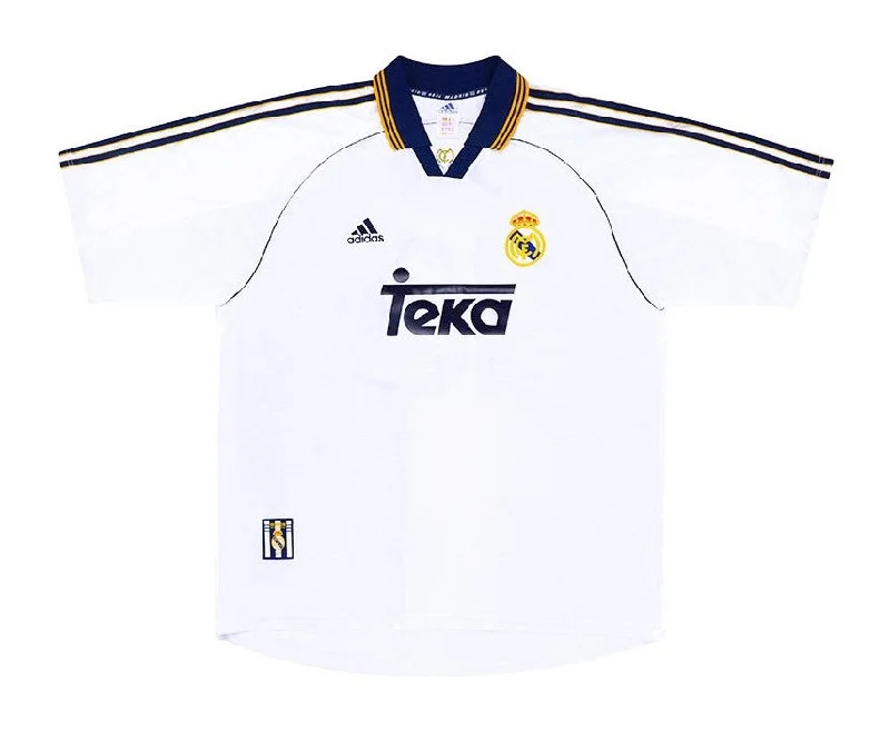 Comfortable NBA jerseys for all ages -REAL MADRID HOME RETRO JERSEY 98/00