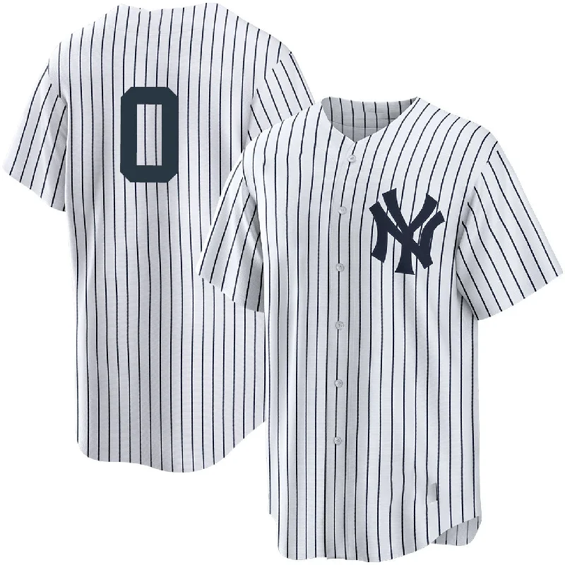 Custom NBA jerseys with numbers -New York Yankees #0 Marcus Stroman No Name White Cool Base Stitched Baseball Jersey