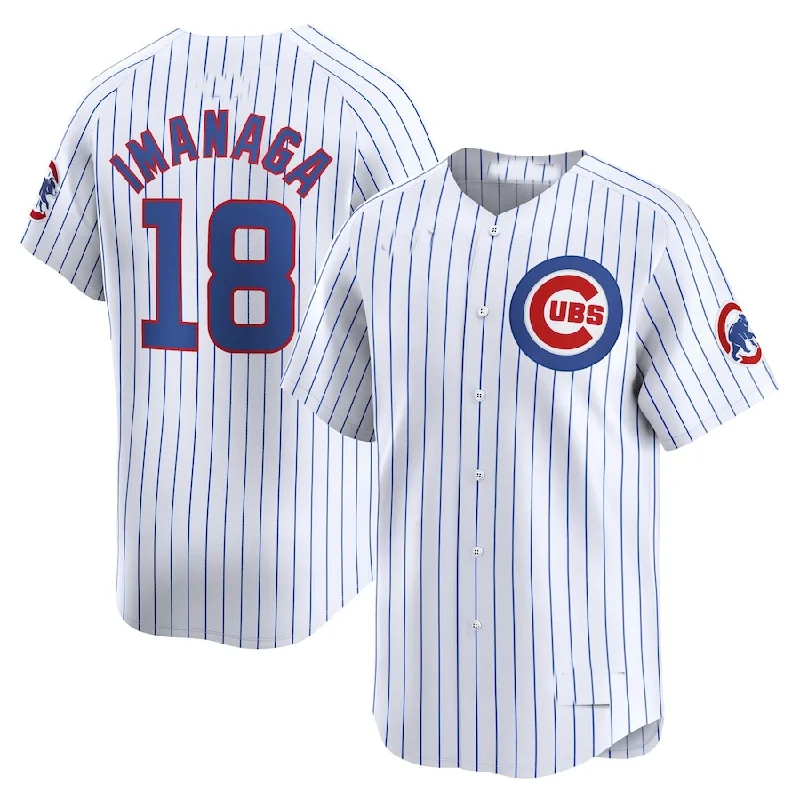 Official NBA jerseys with player updates -CHC Cubs #18 Away Imanaga  White Cool Base Stitched Baseball Jersey