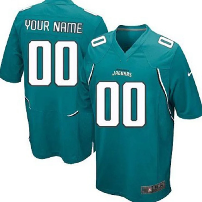 NBA jerseys with custom graphics -Custom J.Jaguars Green Limited Jersey Stitched American Football Jerseys