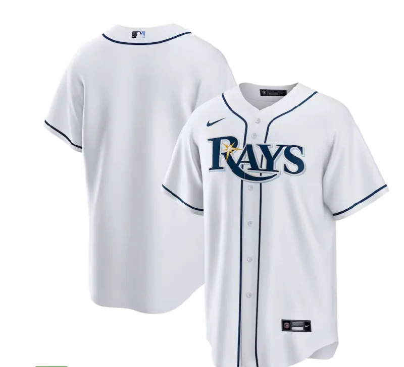 NBA fan jerseys with player names -TAMPA BAY RAYS HOME REPLICA JERSEY