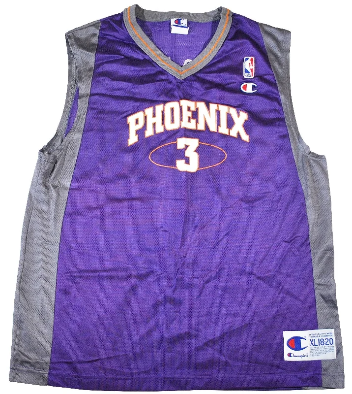 Shop NFC football shirts with embroidered designs -Vintage Champion Brand Phoenix Suns Stephon Marbury Jersey Size Youth X-Large