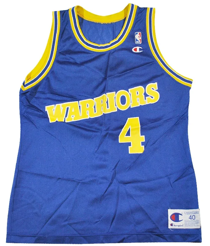 NFC team jersey in various sizes -Vintage Champion Brand Golden State Warriors Chris Webber Jersey Size Small