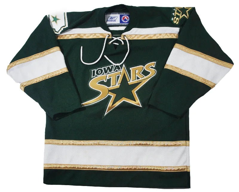 NFC football jerseys with embroidered logos -Vintage Iowa Stars Dallas Stars Jersey Size Small