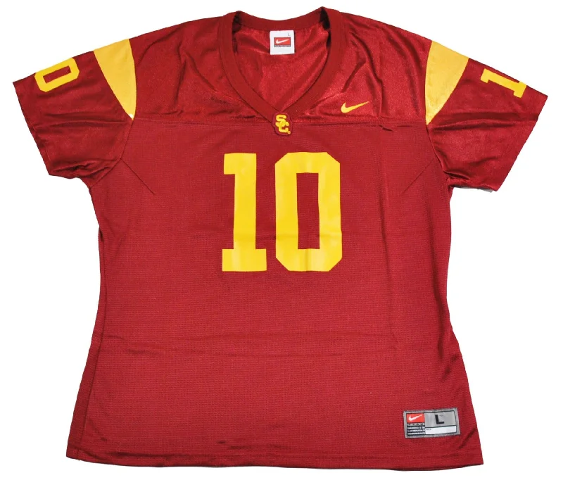 NFC football jersey with unique print -Vintage USC Trojans Nike Jersey Size Women's Large