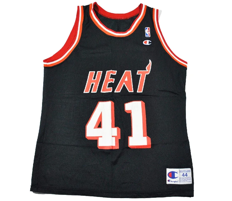 Officially licensed NFC team jerseys -Vintage Miami Heat Glen Rice Champion Brand Jersey Size Medium