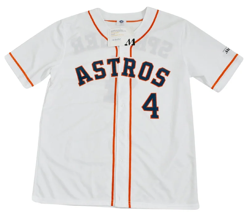 Shop NFC football shirts with embroidered designs -Houston Astros George Springer Jersey Size X-Large