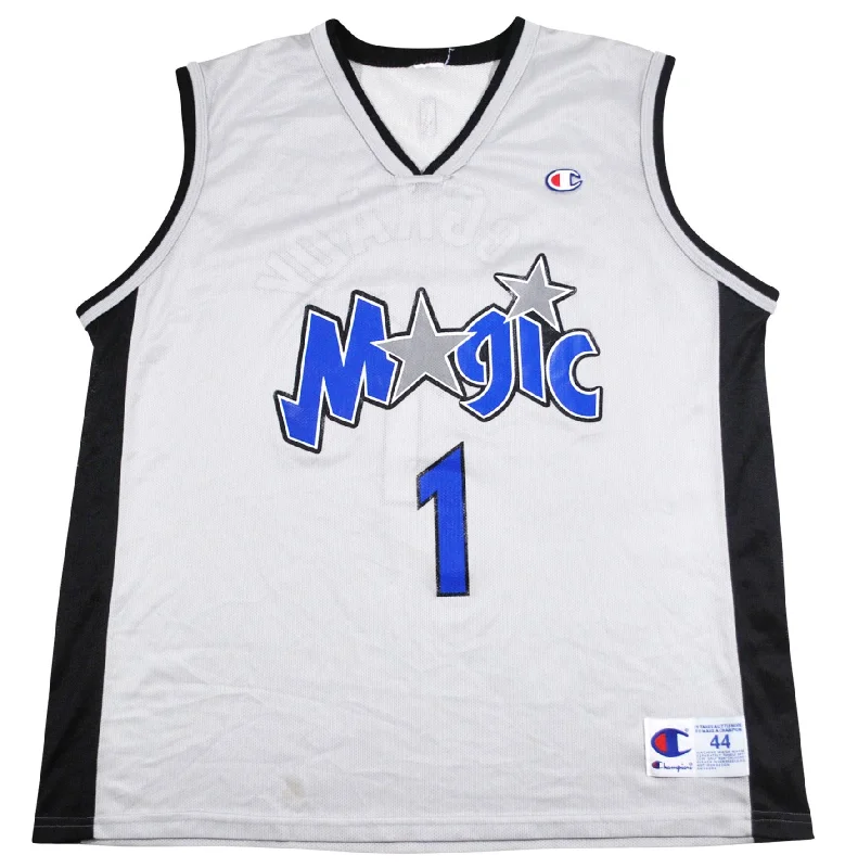 NFC jerseys with bold graphics -Vintage Orlando Magic Tracy McGrady Jersey Size Large