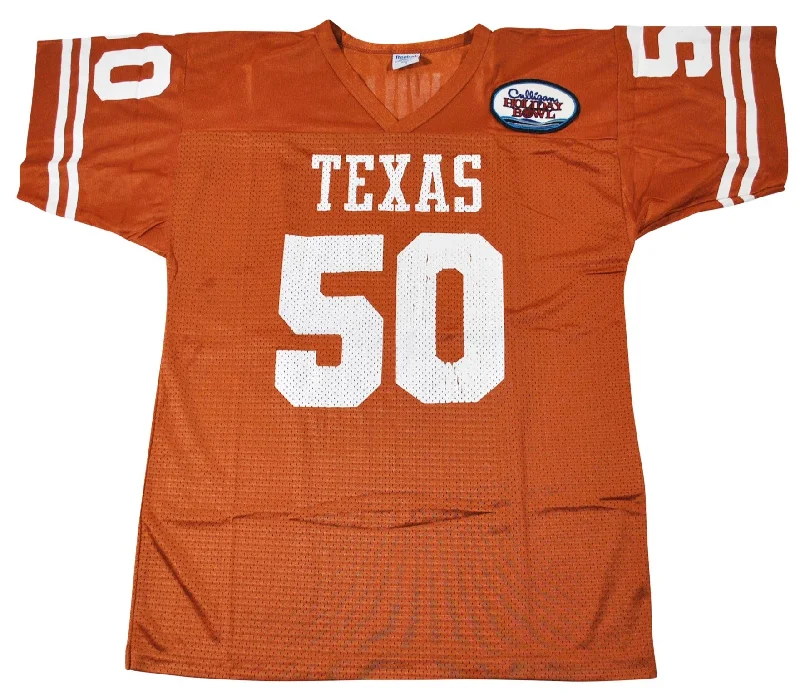 Official NFC team jerseys -Vintage Texas Longhorns McWillams Holiday Bowl Jersey Size Small