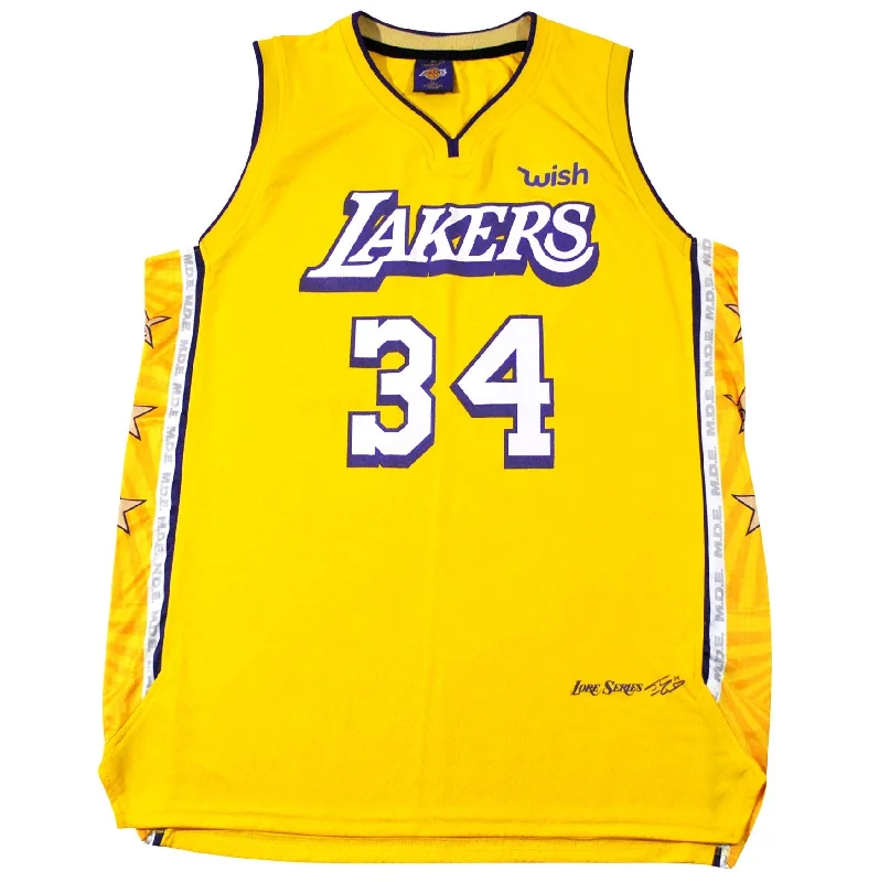 NFC football jerseys for sale near me -Los Angeles Lakers Shaquille O'Neal Lore Series Jersey Size X-Large