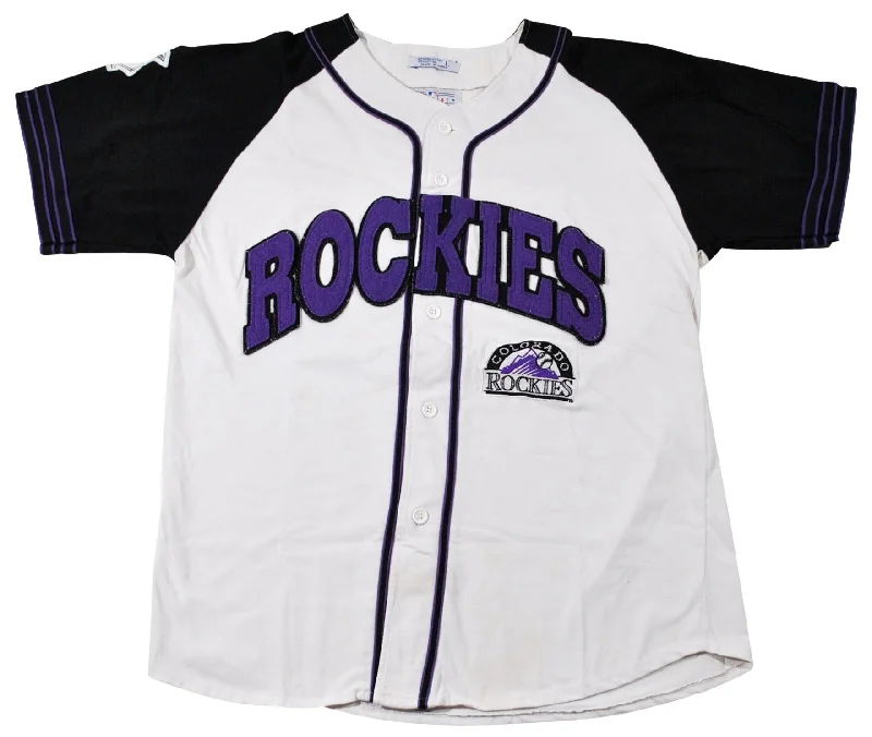 NFC jersey with bold colors -Vintage Colorado Rockies Starters Brand Jersey Size Large