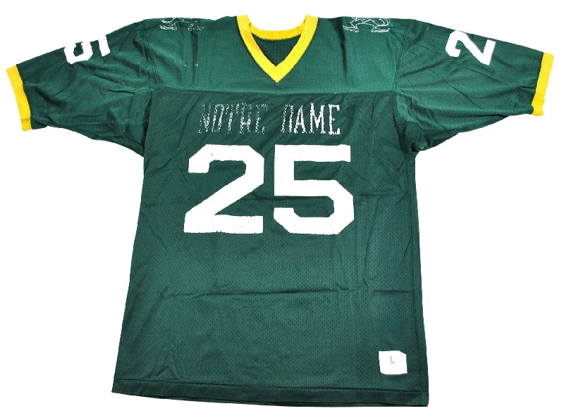 Personalized NFC jerseys for football fans -Vintage Notre Dame Fighting Irish Champion Brand Jersey Size Large