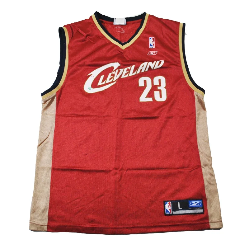 NFC football team jersey replica -Vintage Cleveland Cavaliers Lebron James Jersey Size Large