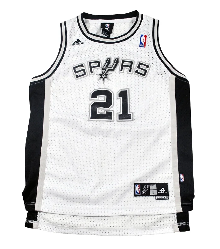 Youth NFC jerseys with player numbers -San Antonio Spurs Tim Duncan Jersey Size Youth Large