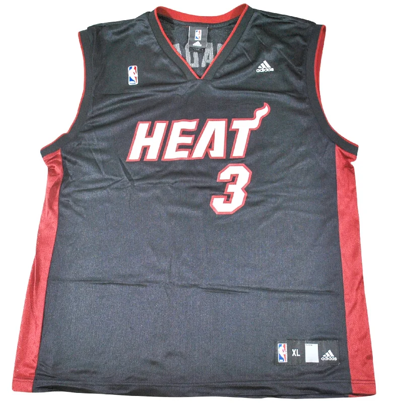 NFC football team jersey replica -Vintage Miami Heat Dwayne Wade Adidas Jersey Size X-Large