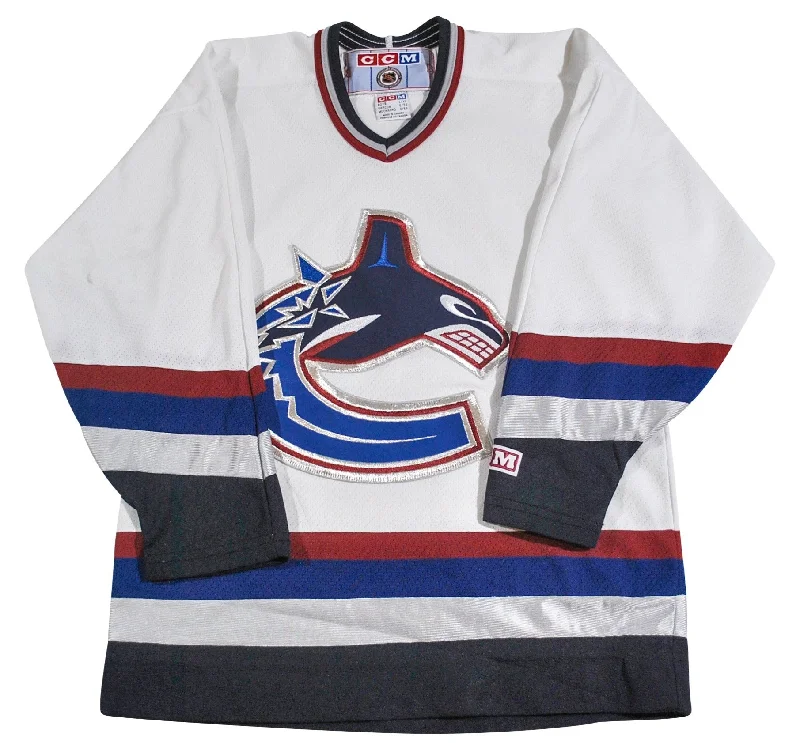 Official NFC team jerseys for men and women -Vintage Vancouver Canucks Jersey Size Youth X-Large