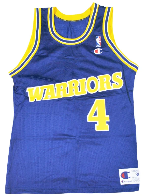 NFC retro football shirts -Vintage Champion Brand Golden State Warriors Chris Webber Jersey Size Small