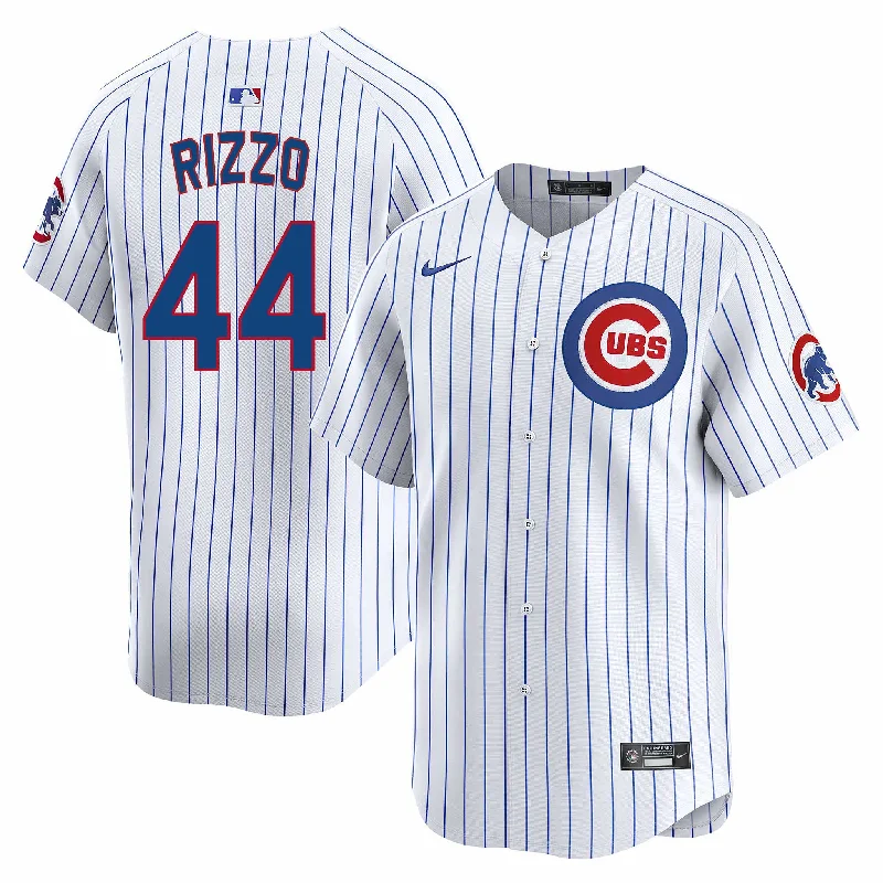 High-end NFC team jerseys -Chicago Cubs Anthony Rizzo Nike Home Vapor Limited Jersey W/ Authentic Lettering