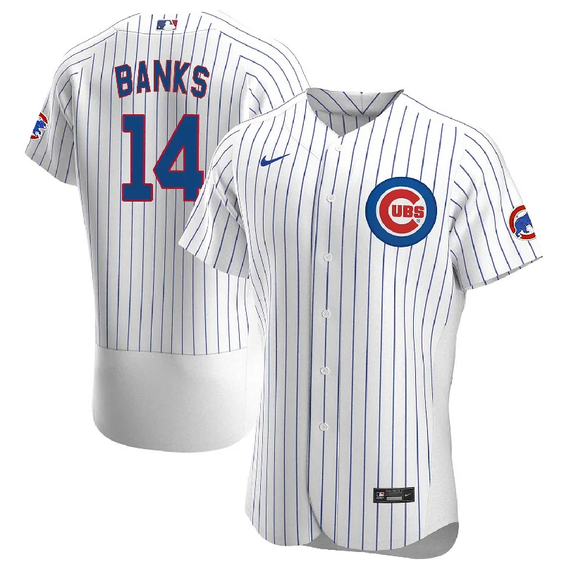 Buy NFC replica home jerseys online -Chicago Cubs Ernie Banks Nike Home Authentic Jersey