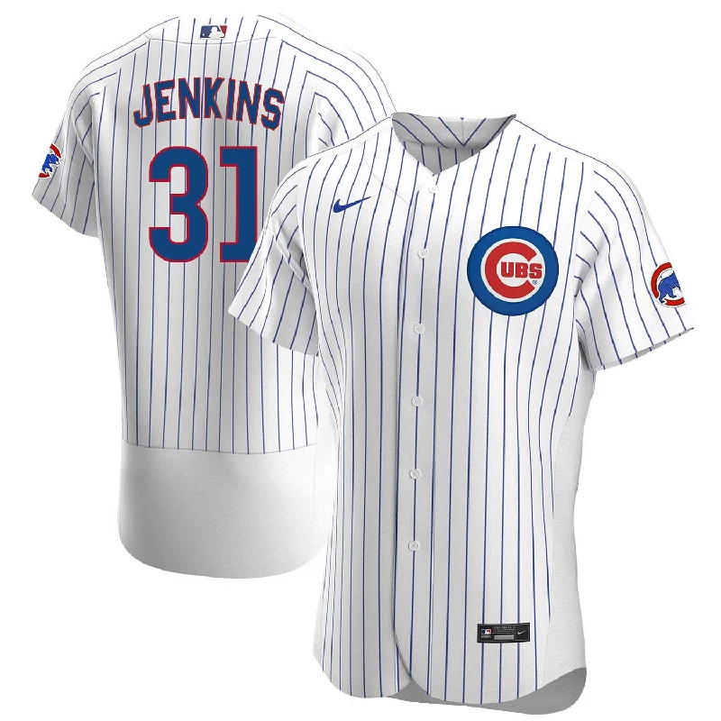 NFC jerseys with bold graphics -Chicago Cubs Fergie Jenkins Nike Home Authentic Jersey