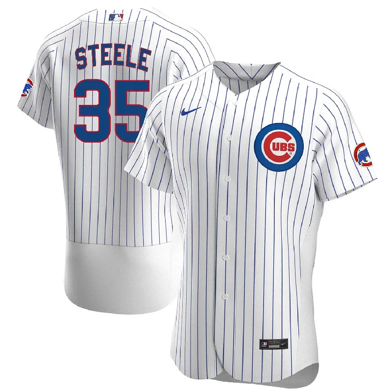 NFC jersey with official NFL patch -Chicago Cubs Justin Steele Nike Home Authentic Jersey