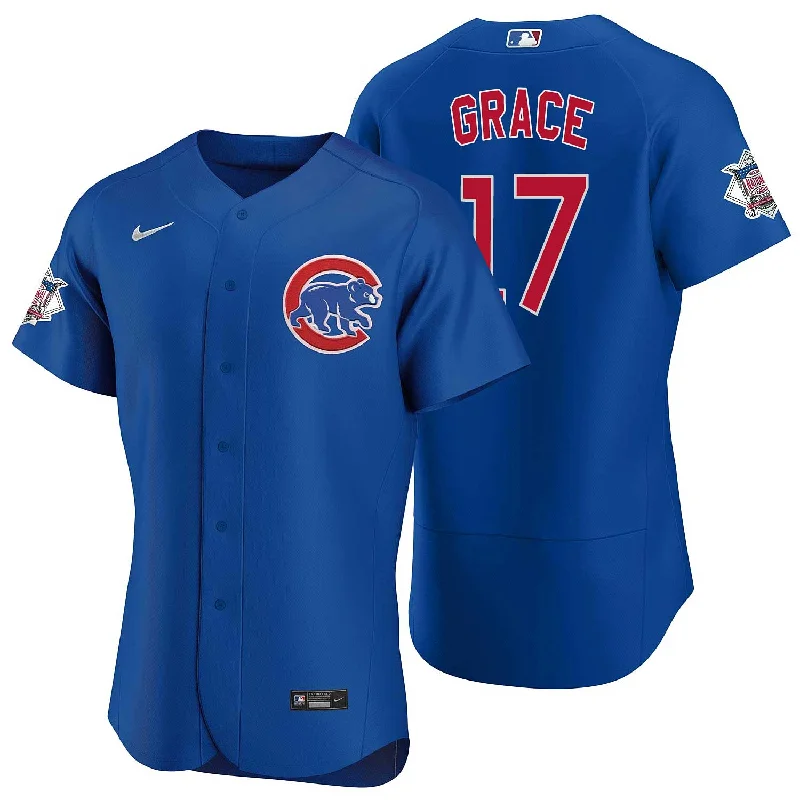 NFC official away jerseys -Chicago Cubs Mark Grace Nike Alternate Authentic Jersey