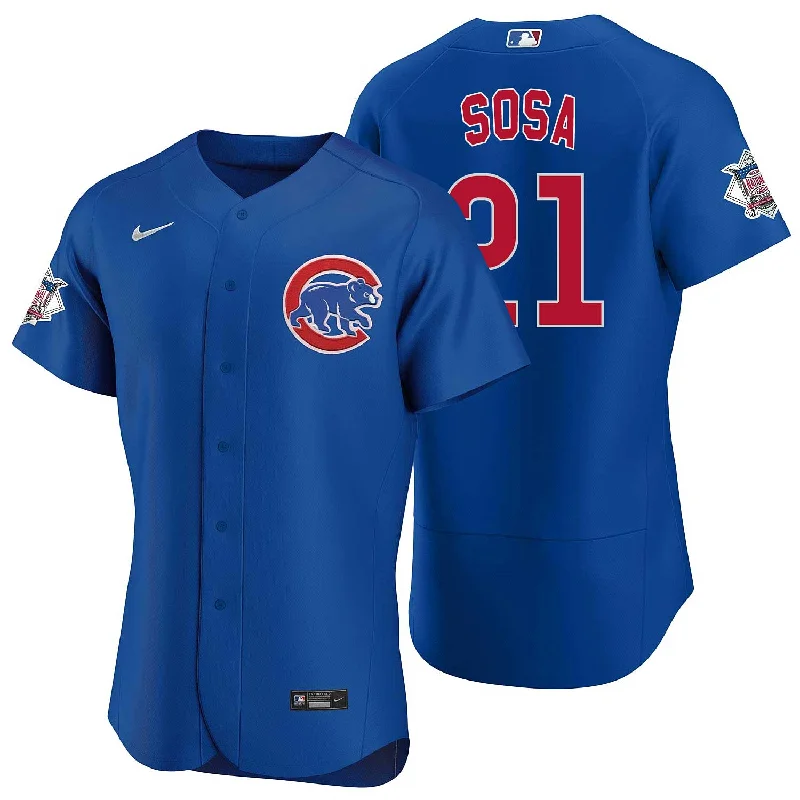 Buy NFC football jerseys with custom designs -Chicago Cubs Sammy Sosa Nike Alternate Authentic Jersey