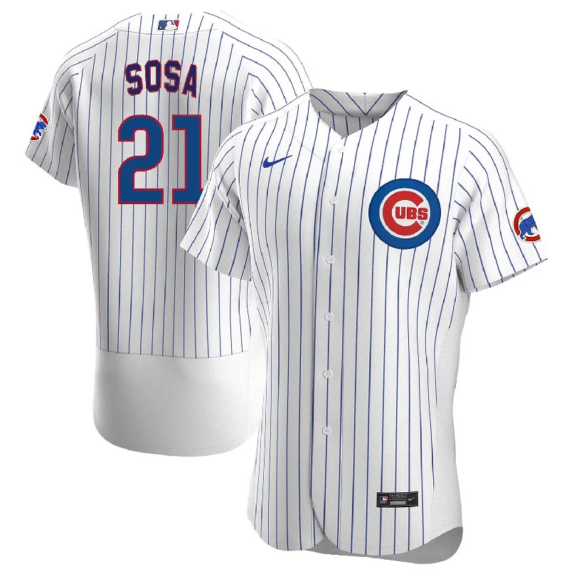 NFC jerseys with bold graphics -Chicago Cubs Sammy Sosa Nike Home Authentic Jersey