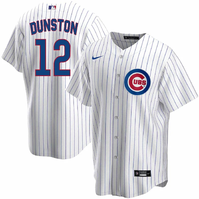 NFC team jersey for game day -Chicago Cubs Shawon Dunston Nike Home Replica Jersey With Authentic Lettering