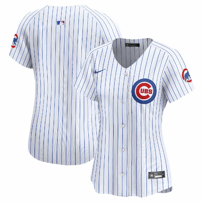 Personalized NFC jerseys for fans -Chicago Cubs Women's Home Nike Vapor Limited Jersey