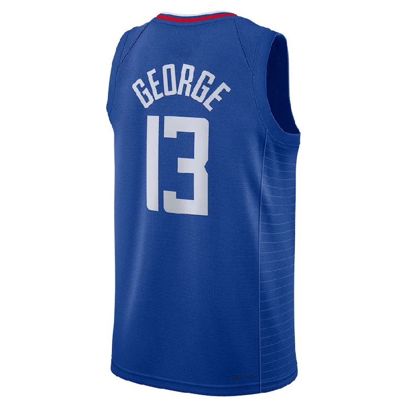 NFC football team jersey replica -LA.Clippers #13 Paul George Unisex 2022-23 Swingman Jersey Icon Edition Royal Stitched American Basketball Jersey