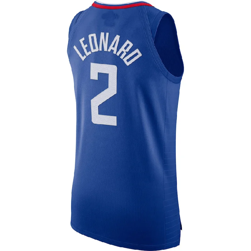 Buy NFC football jerseys with custom designs -LA.Clippers #2 Kawhi Leonard 2020-21 Authentic Jersey  Icon Edition Royal Stitched American Basketball Jersey