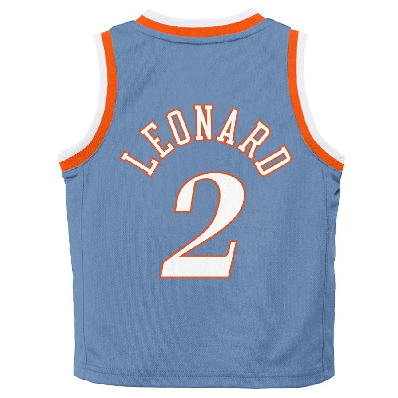 NFC jerseys for football supporters -LA.Clippers #2 Kawhi Leonard Infant 2021-22 City Edition Replica Jersey Light Blue Stitched American Basketball Jersey