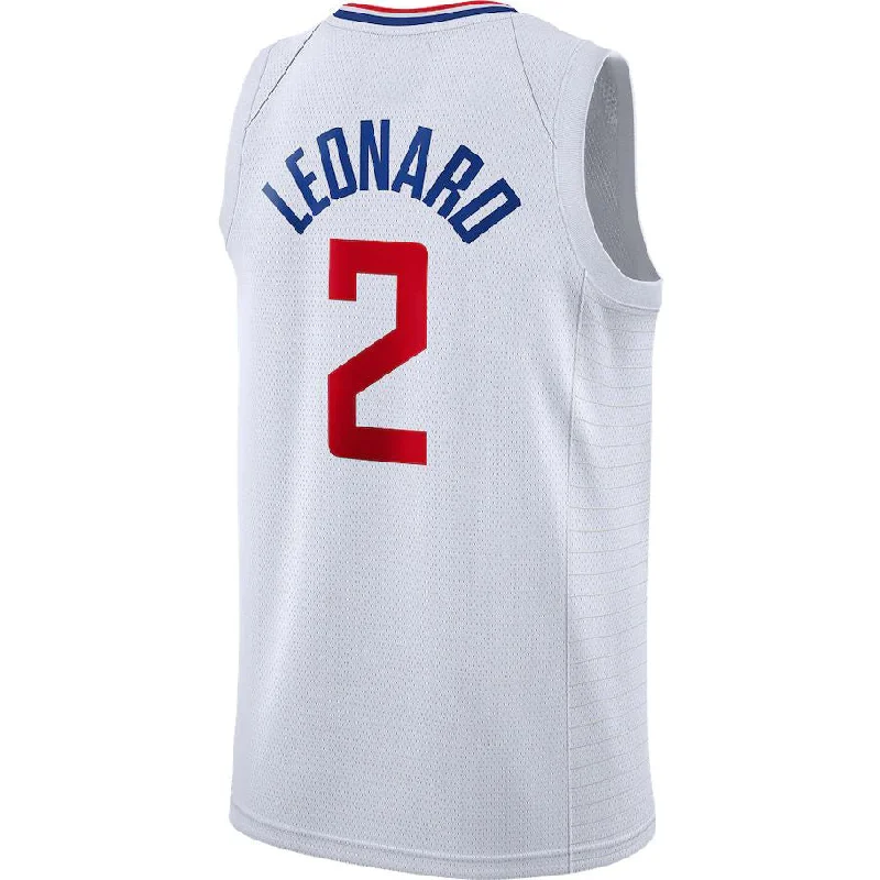 Classic NFC jerseys for home games -LA.Clippers #2 Kawhi Leonard 2019-2020 Swingman Jersey Association Edition White Stitched American Basketball Jersey