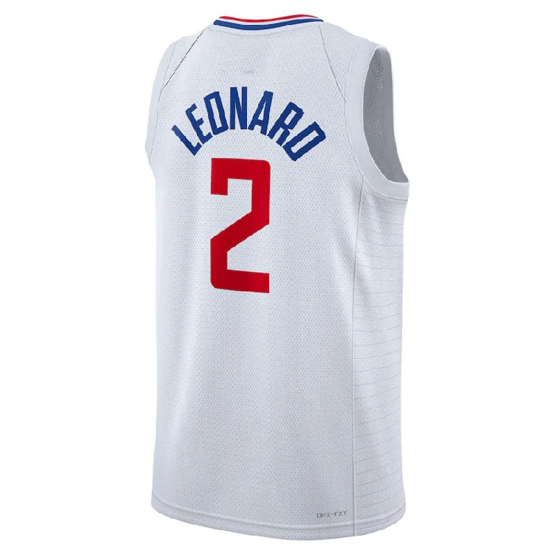 Buy NFC football jerseys for women -LA.Clippers #2 Kawhi Leonard Unisex 2022-23 Swingman Jersey Association Edition White Stitched American Basketball Jersey